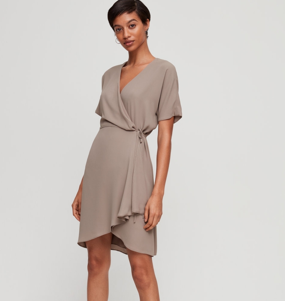 Aritzia Babaton Wallace Wrap Dress